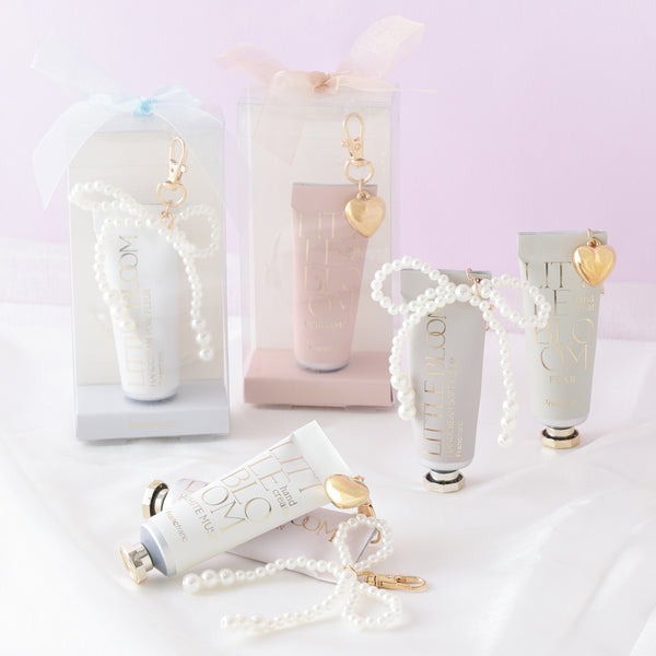 リトルブルーム チャーム付きハンドクリーム オレンジ