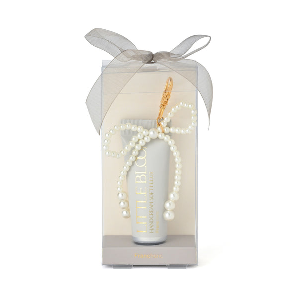 リトルブルーム チャーム付きハンドクリーム ブラウン