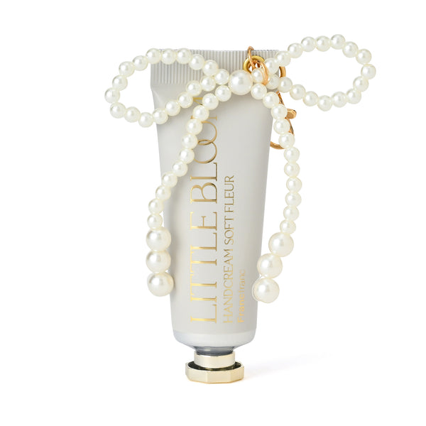 リトルブルーム チャーム付きハンドクリーム ブラウン