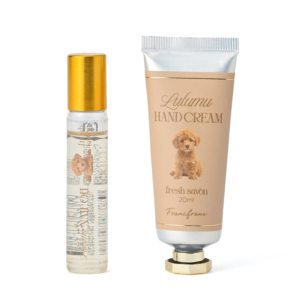 ルルム ハンドケアギフトセット プードル XS ベージュ
