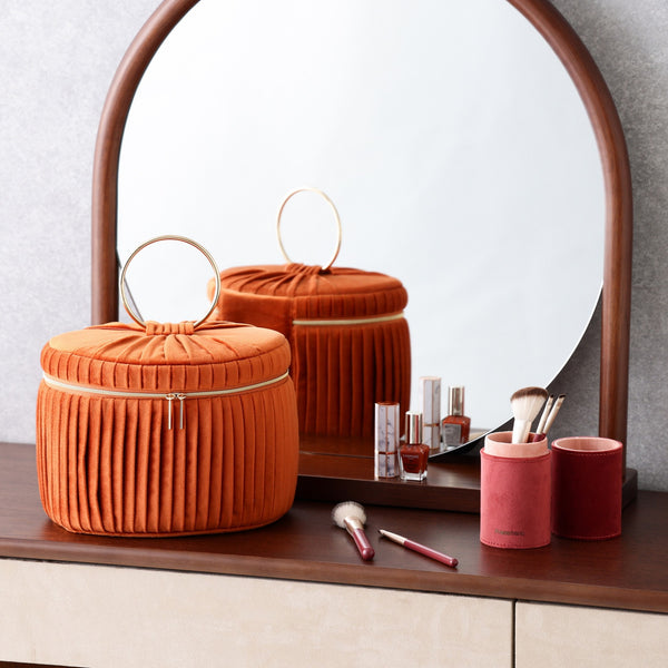 バイカラー メイクアップブラシセット ブラウン