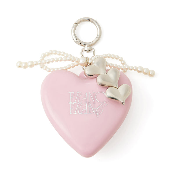 チャーム付き ミラー＆ブラシ ピンク | Francfranc（フランフラン