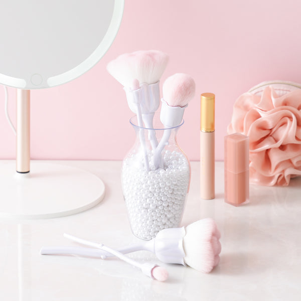 ロッサ メイクアップブラシ セット ピンク
