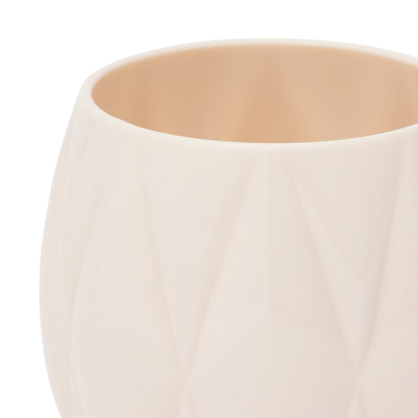 ダイヤ タンブラー ベージュ