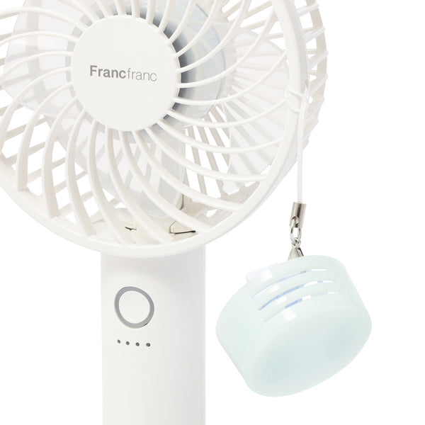 ハンディファン フレグランスクリップ グリーン（シトロネラの香り）