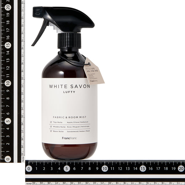 ルフティー ファブリックミスト（静電気防止・花粉ブロック効果機能追加）ホワイトサボン