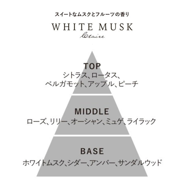 クレア ファブリックミスト S（静電気防止・花粉ブロック効果機能追加）ホワイトムスク