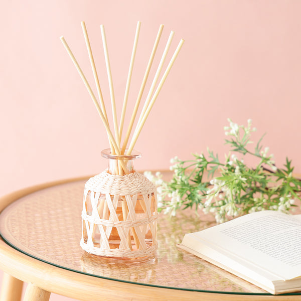 セントトリップ フレグランスディフューザー ピンク（ソフトリネンの香り）