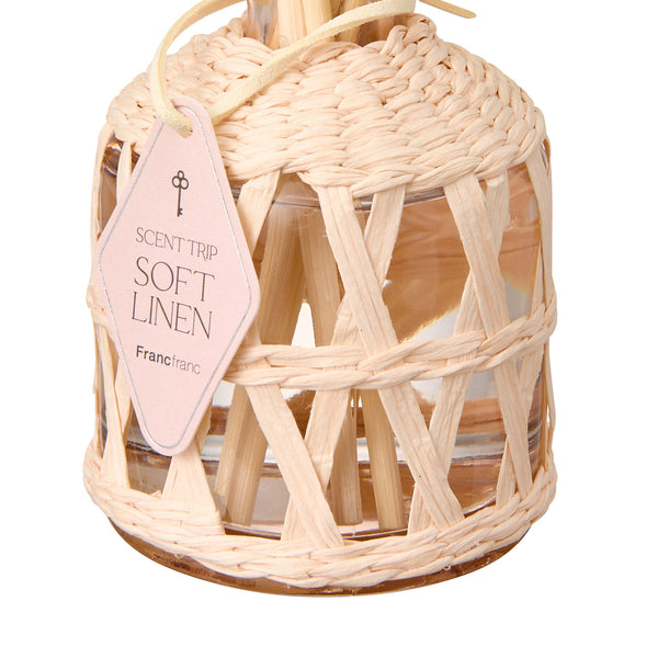 セントトリップ フレグランスディフューザー ピンク（ソフトリネンの香り）