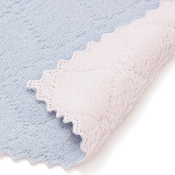 クリーニングクロス マイクロファイバー リバーシブル ブルー 20枚入り