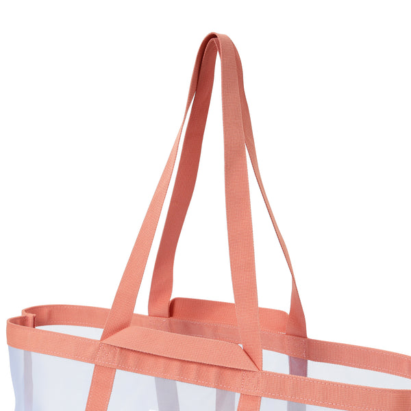 メッシュランドリーバッグ ブルー×オレンジ