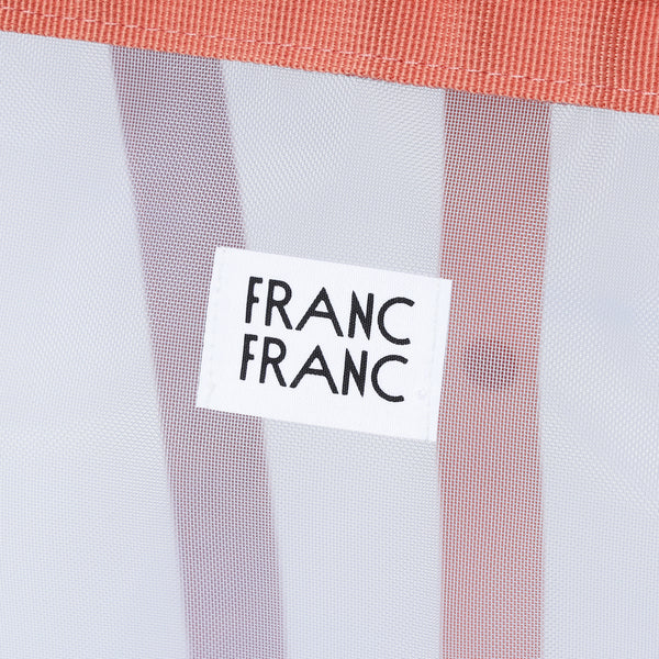 メッシュランドリーバッグ ブルー×オレンジ