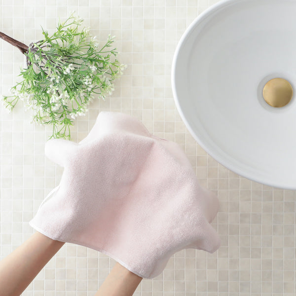美肌ケアタオルピンク
