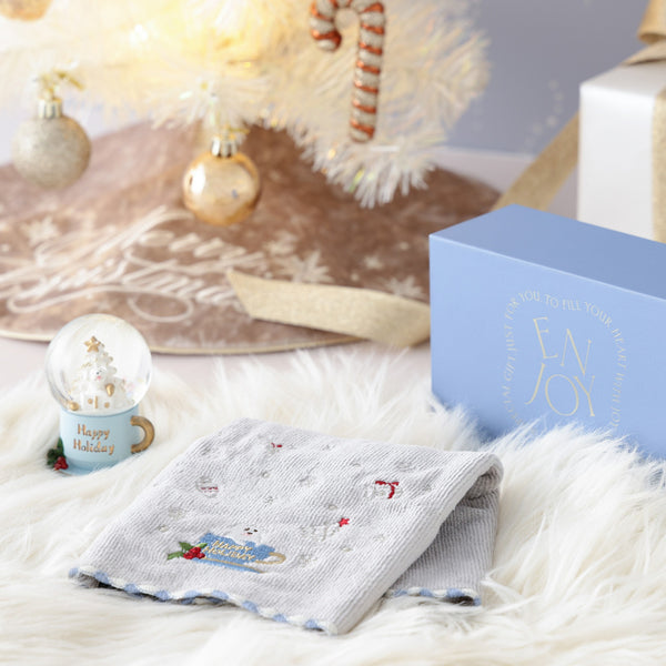 クリスマス ハンカチ＆スノードームセット