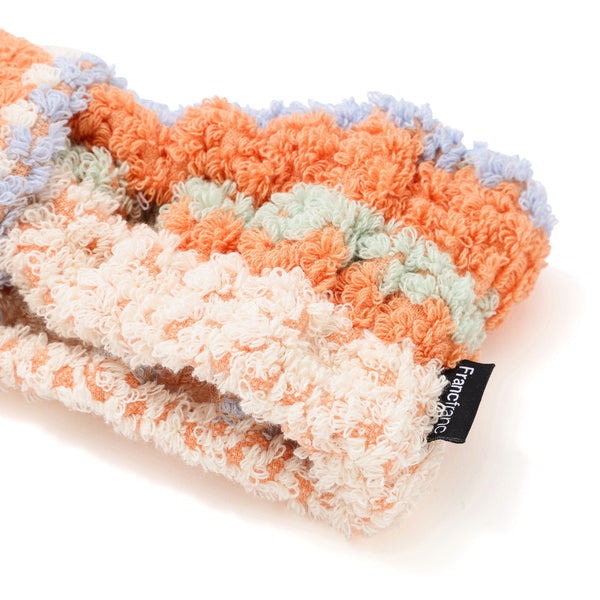 抗菌防臭コージージャカード ヘアバンド オレンジ