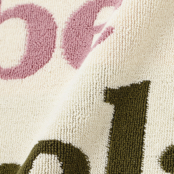 抗菌防臭タオルマット タイポ リラックス アイボリー