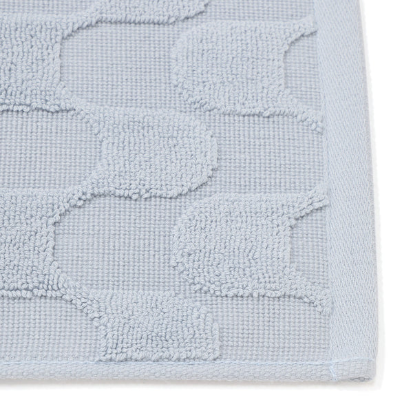 ヴァレセットタオルマット ウェーブ ブルー