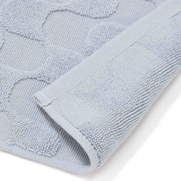 ヴァレセットタオルマット ウェーブ ブルー