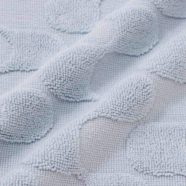 ヴァレセットタオルマット ウェーブ ブルー