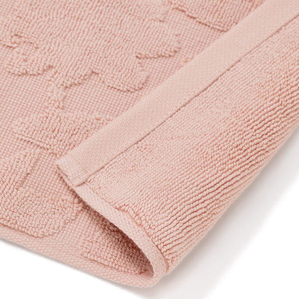 ヴァレセットタオルマット フラワー ピンク