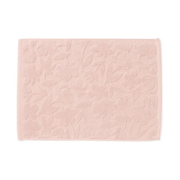 ヴァレセットタオルマット フラワー ピンク