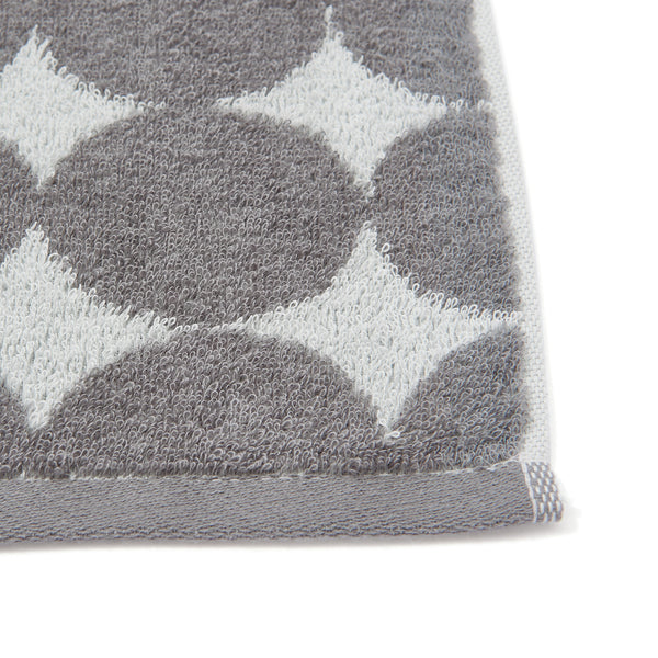 ヴァレセットバスタオル ドット グレー