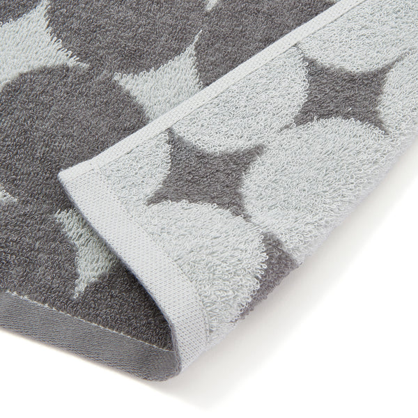 ヴァレセットバスタオル ドット グレー