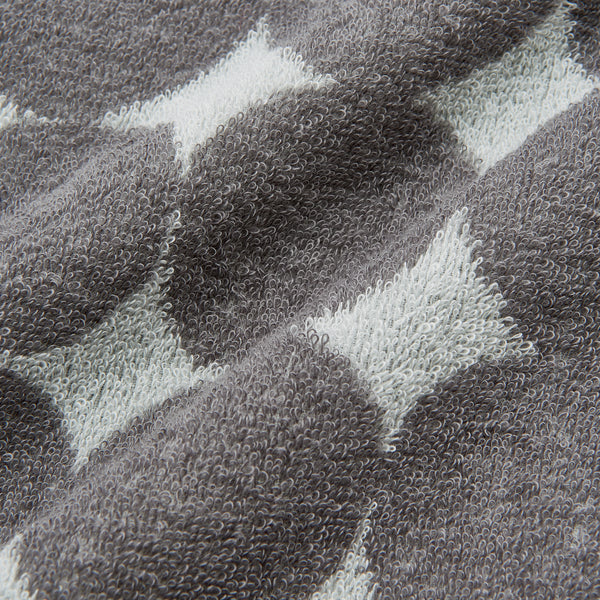 ヴァレセットバスタオル ドット グレー