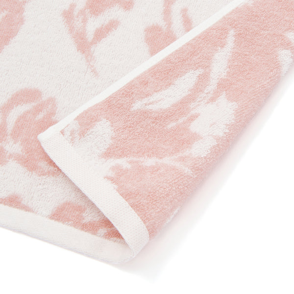 ヴァレセットバスタオル ナチュラルフラワー ピンク