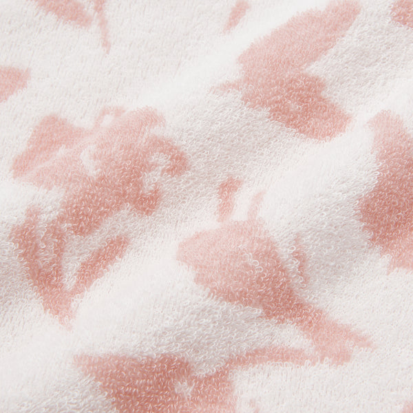 ヴァレセットバスタオル ナチュラルフラワー ピンク