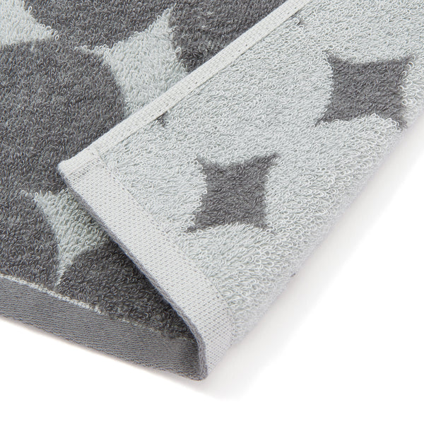 ヴァレセットフェイスタオル ドット グレー