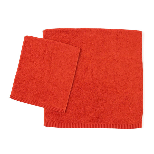 今治ベーシック バスタオル オレンジ