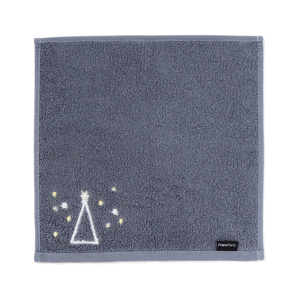 バロット 抗菌防臭ハンカチ ホワイトツリー ダークグレー | Francfranc