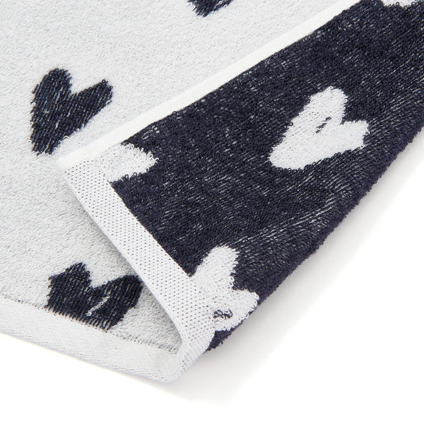 ヴァレセットバスタオル ハート ホワイト