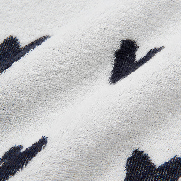 ヴァレセットバスタオル ハート ホワイト