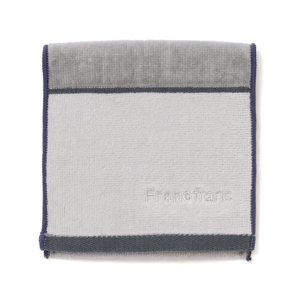 抗菌防臭ポケット付 ハーフハンカチ カラーパレット グレー