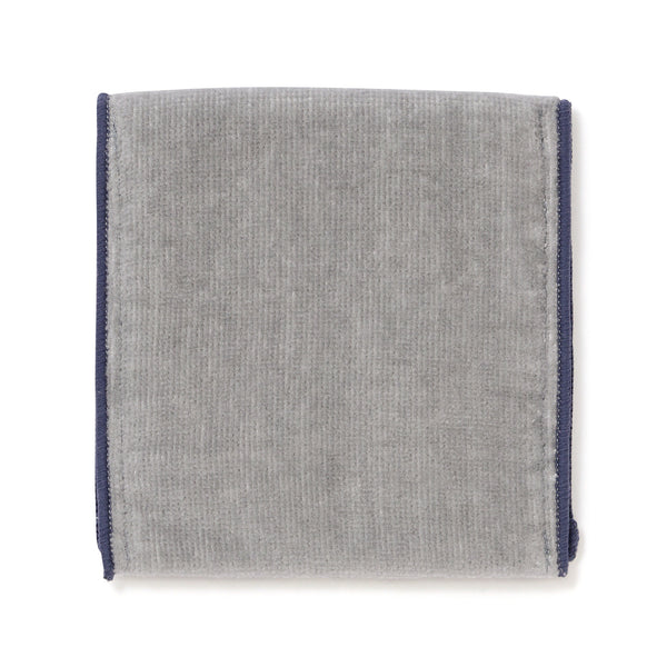 抗菌防臭ポケット付 ハーフハンカチ カラーパレット グレー