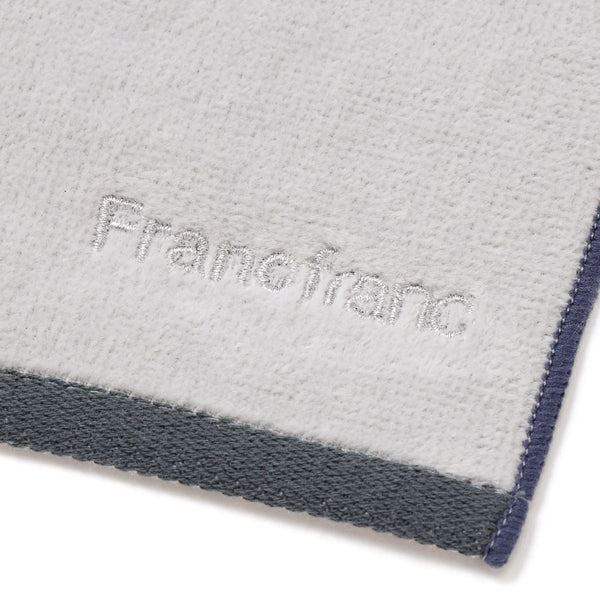 抗菌防臭ポケット付 ハーフハンカチ カラーパレット グレー