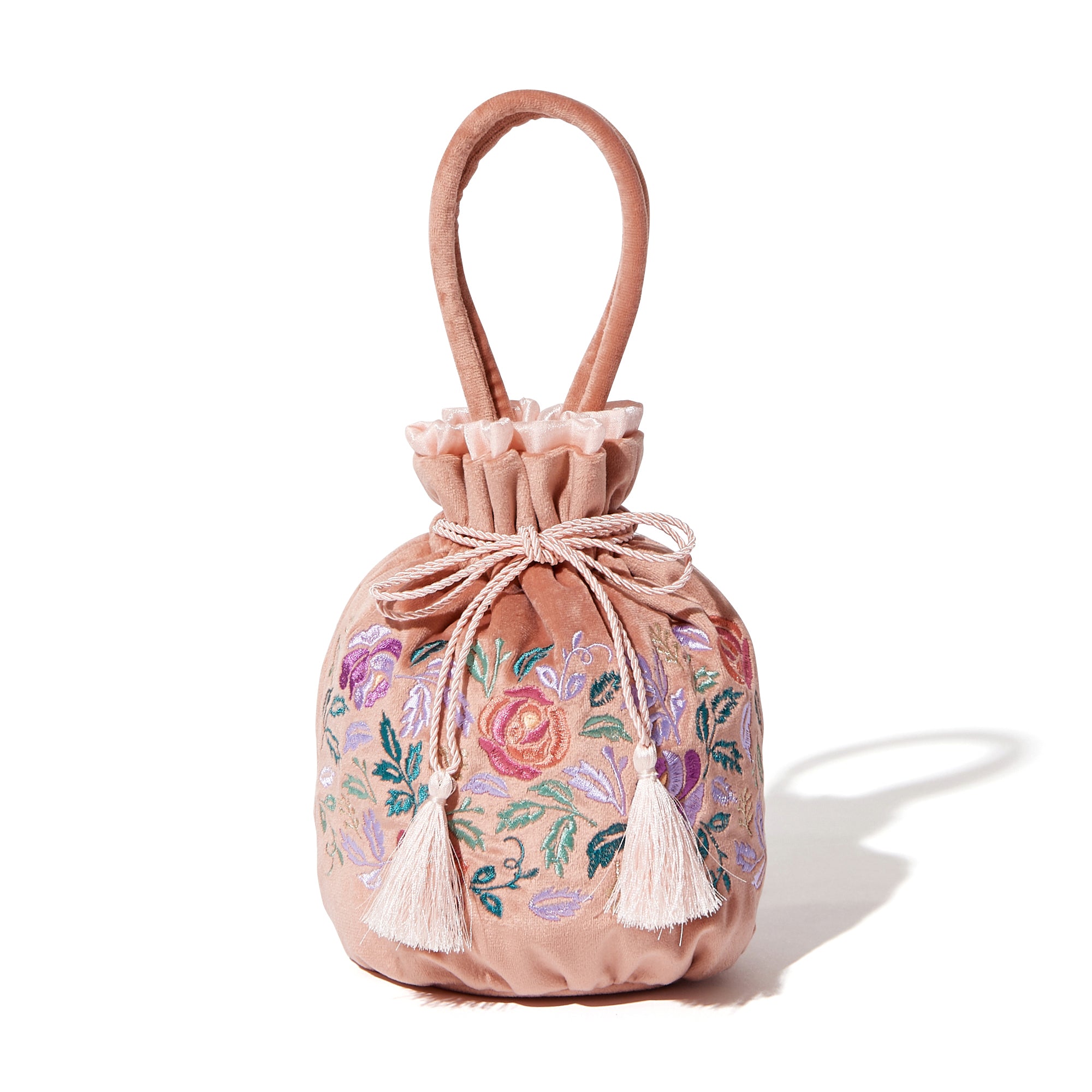 ●ANNA SUI 巾着バッグ ピンク