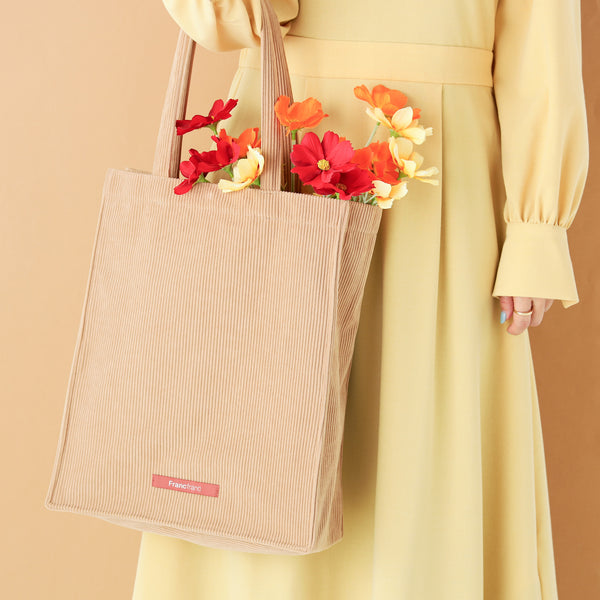 フランフラン ロゴトート ツイード M レッド | Francfranc（フランフラン