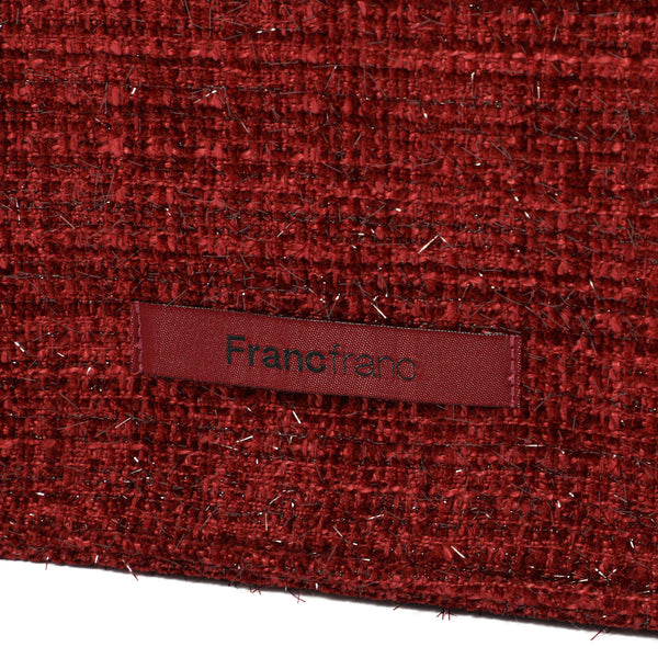 ロゴトート ツイード M レッド