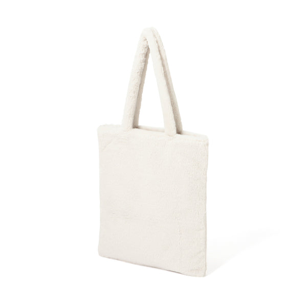 ロゴトート ファー S アイボリー