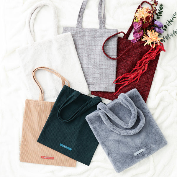 ロゴトート ツイード S レッド