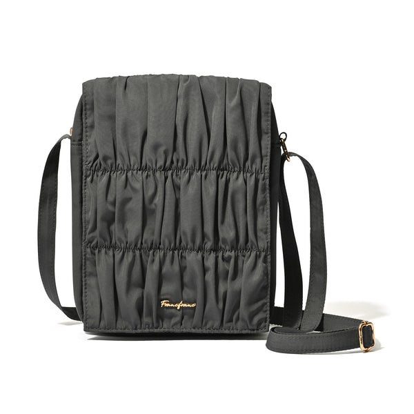 クラシックフラワー トラベルサコッシュ ダークグレー