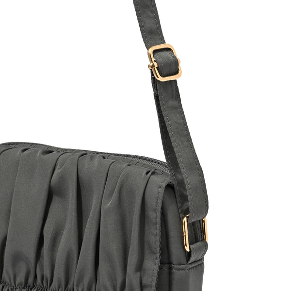 クラシックフラワー トラベルサコッシュ ダークグレー