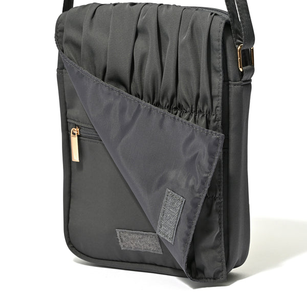 クラシックフラワー トラベルサコッシュ ダークグレー