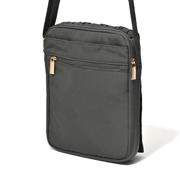 クラシックフラワー トラベルサコッシュ ダークグレー