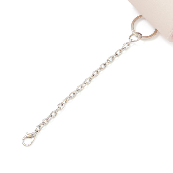 バッグチャームエコバッグ バイカラーウェーブ ピンク