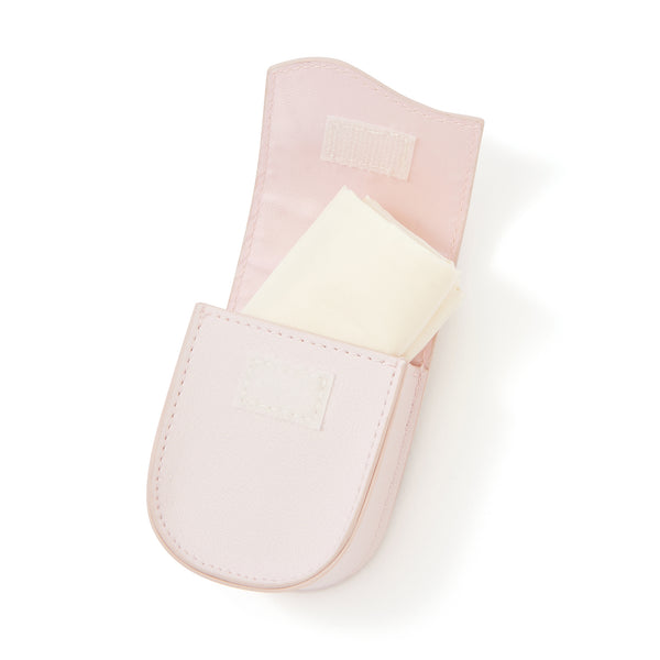 バッグチャームエコバッグ バイカラーウェーブ ピンク