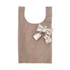 バッグチャームエコバッグ リボン ゴールド